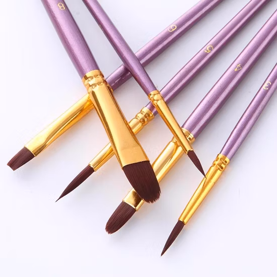 투명 반짝이 분필 스틱 라운드 헤드 광선 요법 펜 플랫 헤드 행 펜 그림 펜 네일 아트 브러쉬 도구 세트