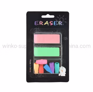 다양한 색상의 알파벳 지우개