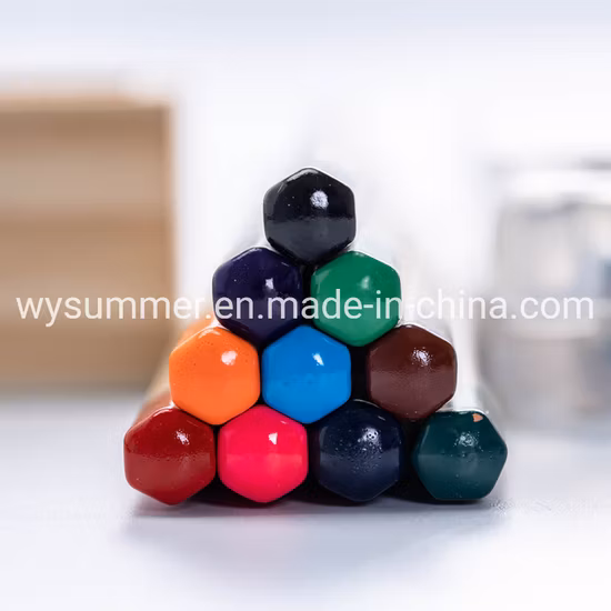 나무 상자 12 Pcs 표준 색연필 자연 색상 그리기 스케치 색칠 연필